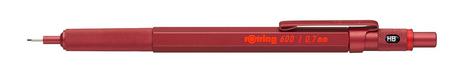 Ołówek automatyczny RO600 0,7 mm GB czerwony Rotring 2114265